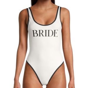 WE WORE WHAT - Bride One-Piece Swimsuit